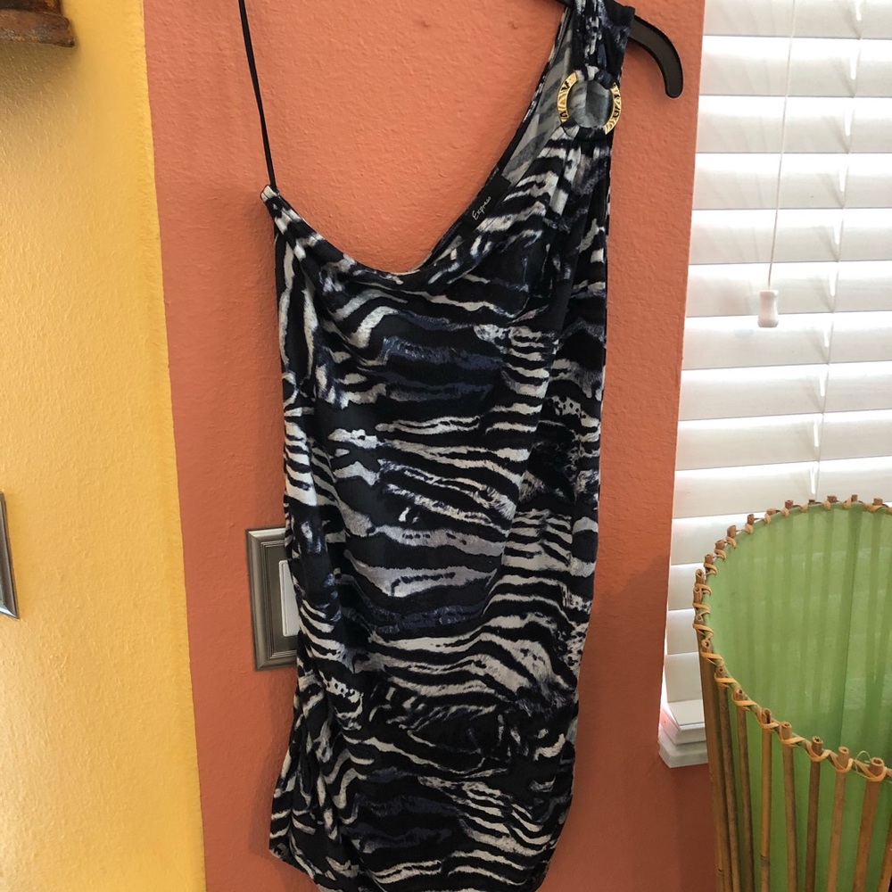 Express Tarzan One Shoulder Shirt